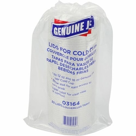 Genuine Joe Genuine Joe Lid, f/ Paper Cup, Clear, 20PK GJO03164CT